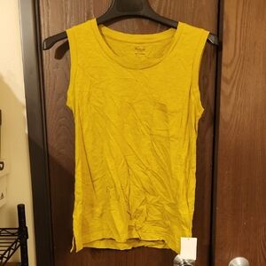 Madewell Sunlit Yellow Tank Top
